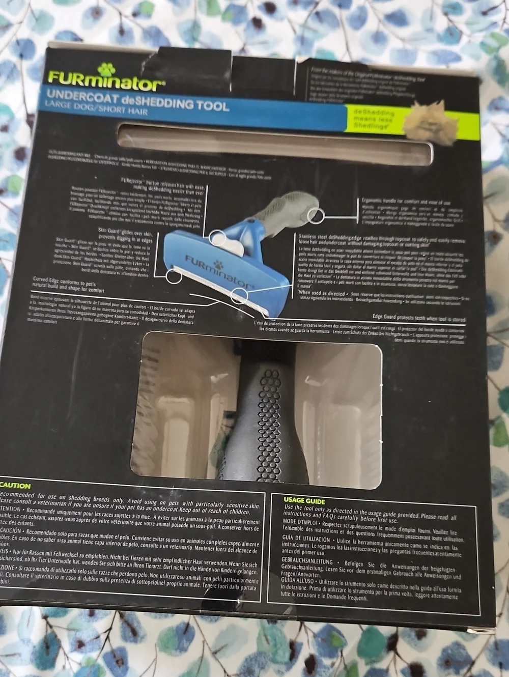 FURminator Undercoat deShedding Tool - Blue/Black